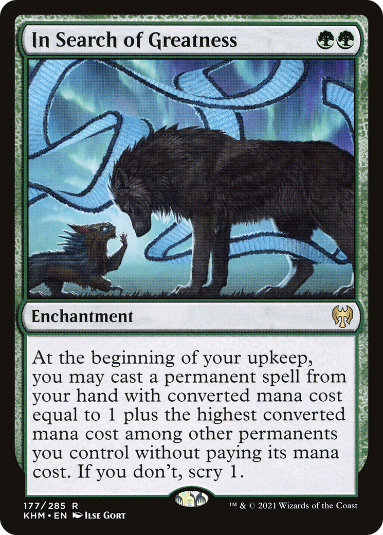 À la recherche de la grandeur (KHM-177) - Kaldheim Foil 
