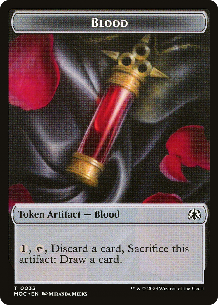 Blood (TMOC-032) - March of the Machine Commander Tokens