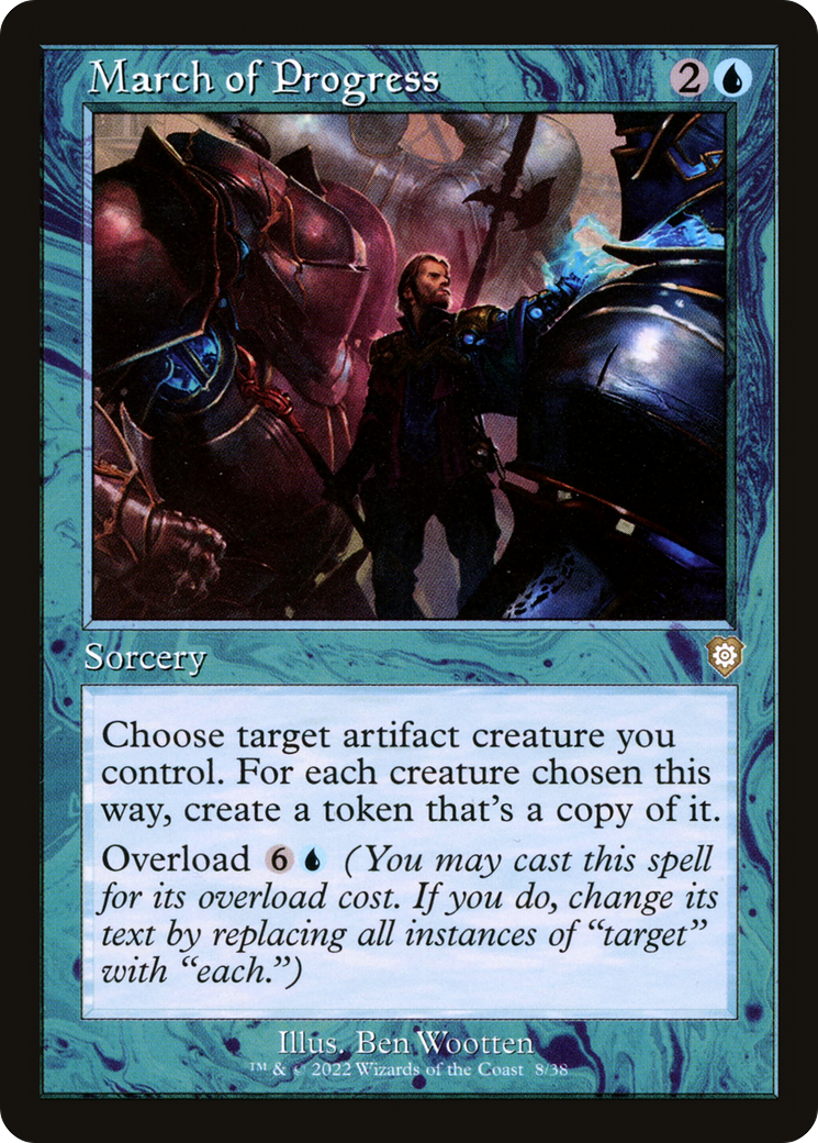 March of Progress (Retro Frame) (BRC-008) - The Brothers' War Commander