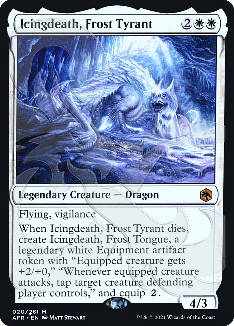 Icingdeath, Frost Tyrant (AFR&-20A) - Adventures in the Forgotten Realms Promos Foil