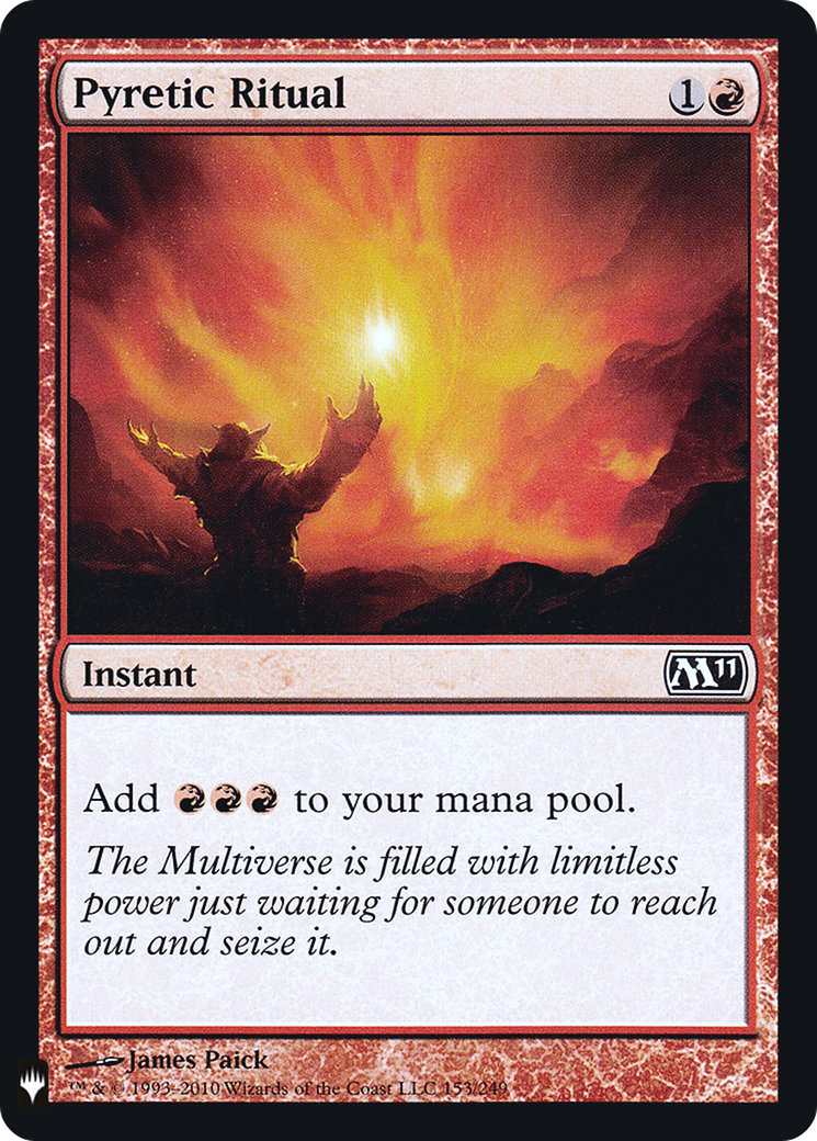 Pyretic Ritual (LIST-M11-153) - The List Foil