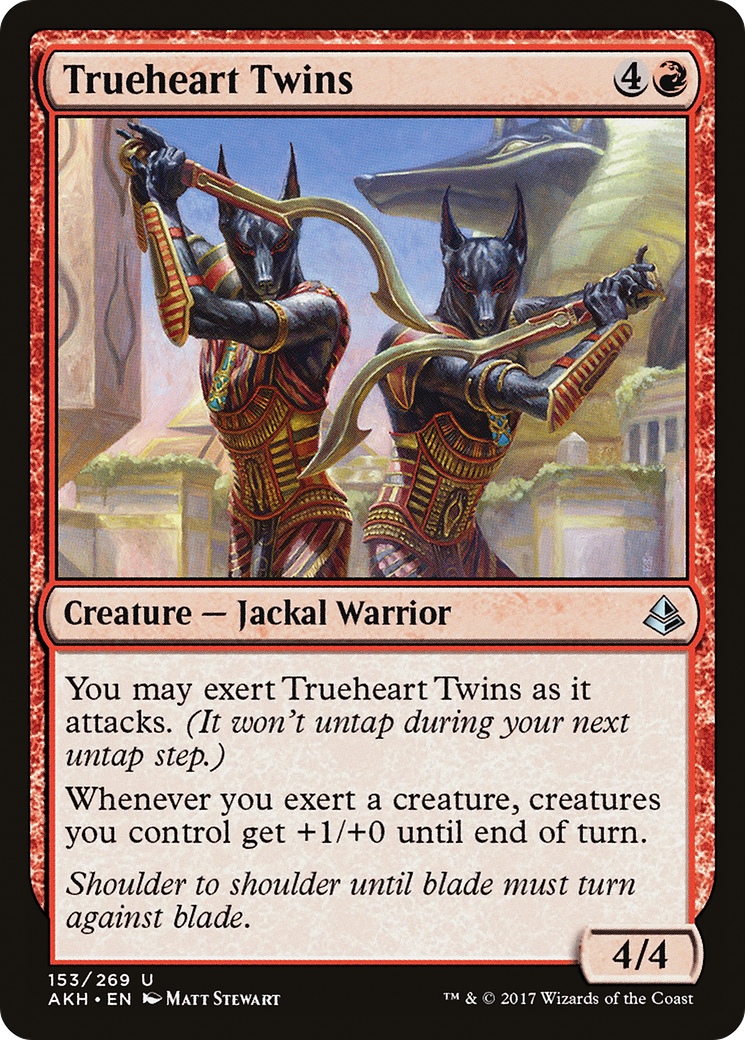 Jumeaux Trueheart (AKH-153) - Feuille d'Amonkhet 