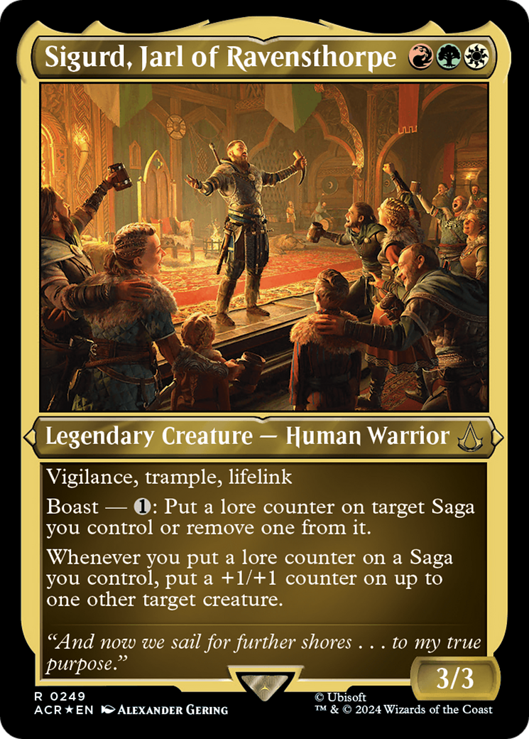 Sigurd, Jarl of Ravensthorpe (ACR-249) - Assassin's Creed Etched Foil