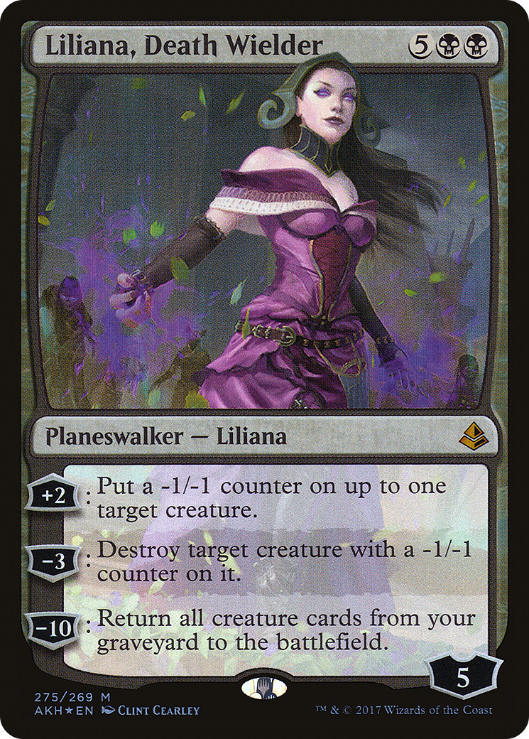 Liliana, manieuse de la mort (AKH-275) - Feuille d'Amonkhet 