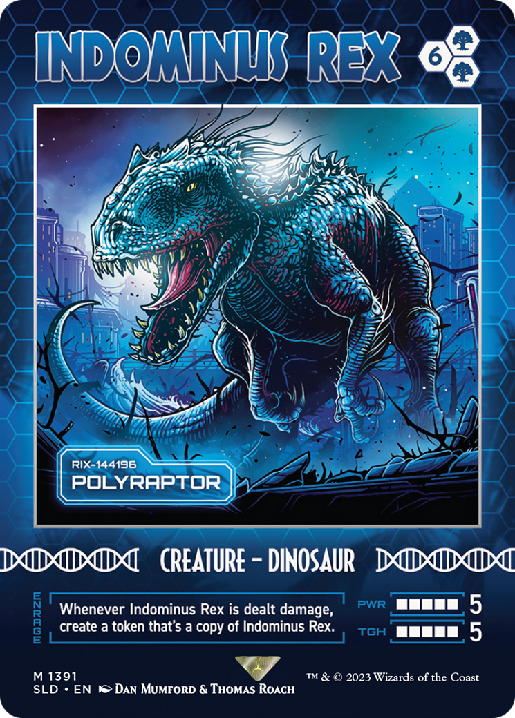 Indominus Rex - Polyraptor (SLD-1391) - Secret Lair Drop / Indominus Rex (Borderless)