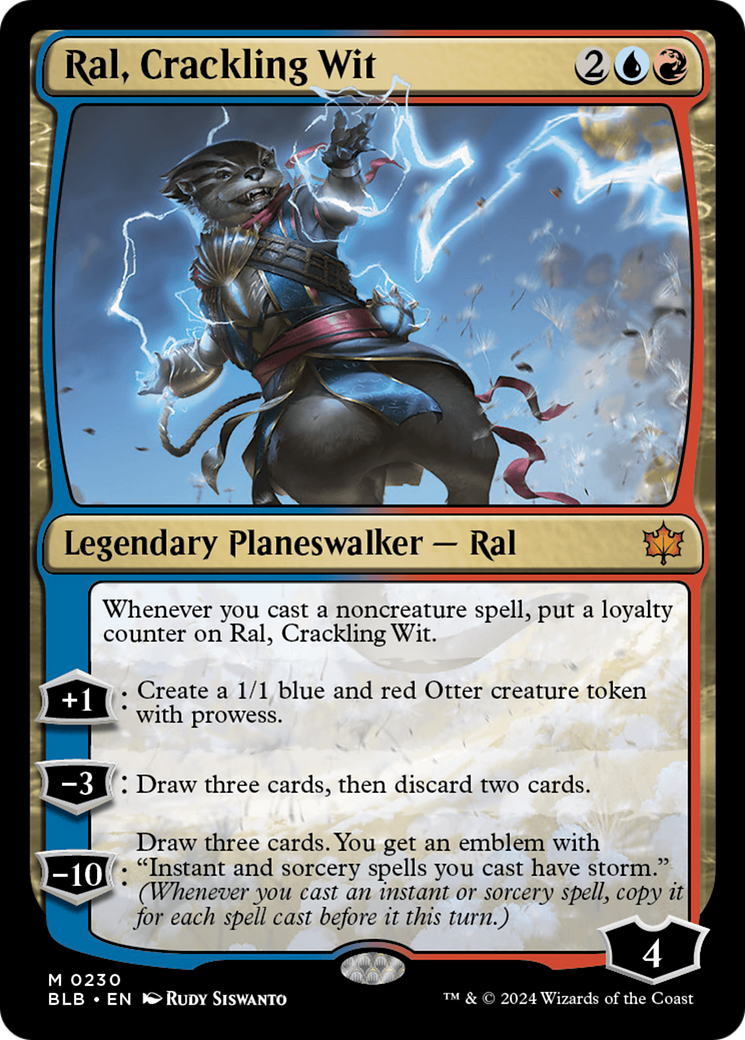 Ral, Crackling Wit (BLB-230) - Feuille Bloomburrow 