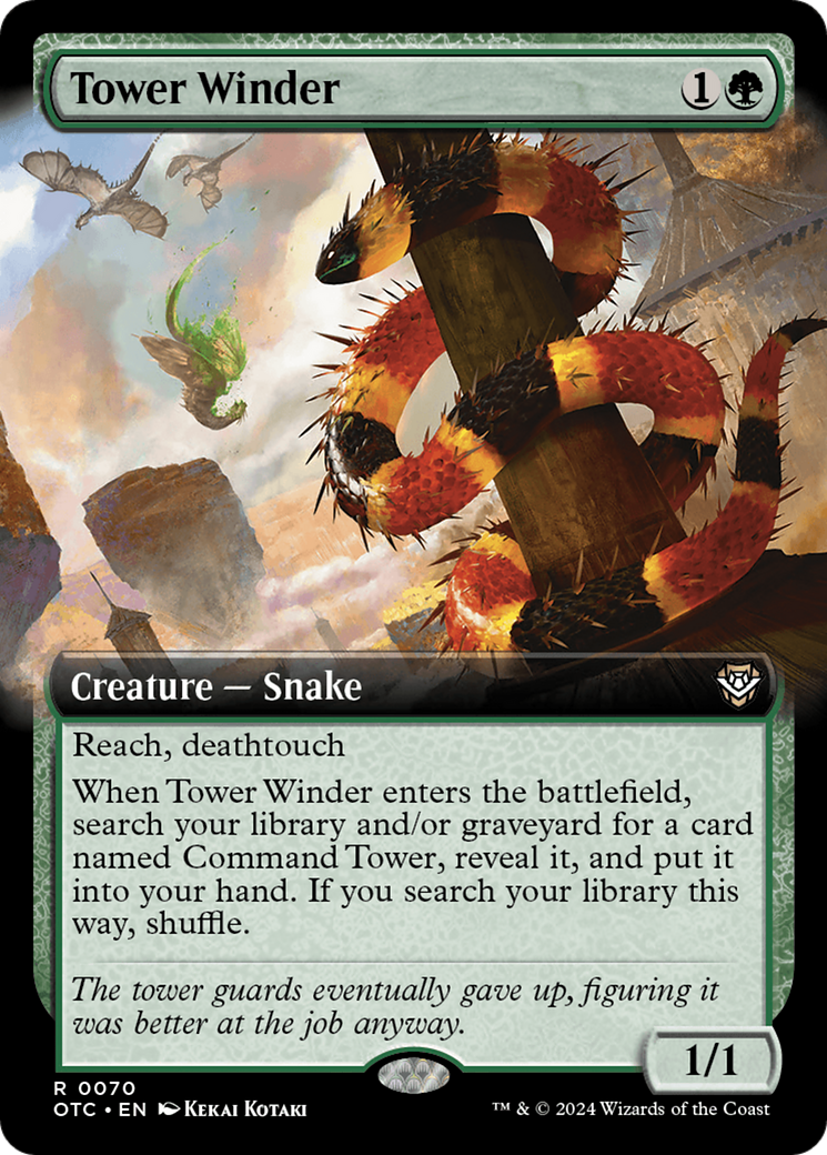 Tower Winder (Extended Art) (OTC-070) - Outlaws of Thunder Junction Commander: (Extended Art)
