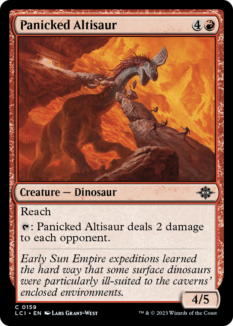 Altisaur paniqué (LCI-159) - Les cavernes perdues d'Ixalan (Foil) 