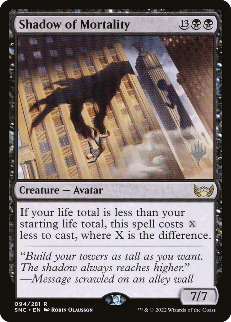Shadow of Mortality (PPSNC-94P) - Streets of New Capenna Promos