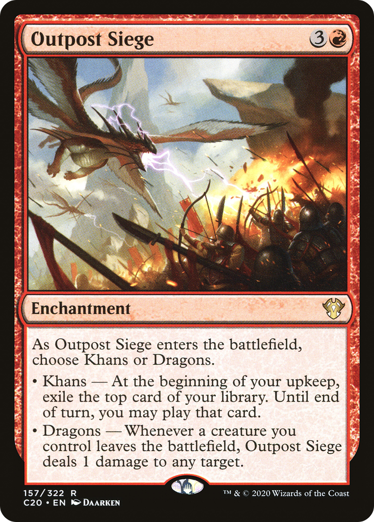Outpost Siege (C20-157) - Commander 2020
