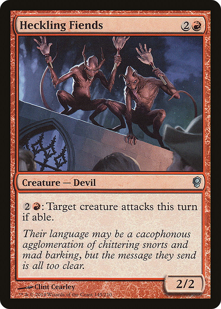 Heckling Fiends (CNS-145) - Conspiration Foil 