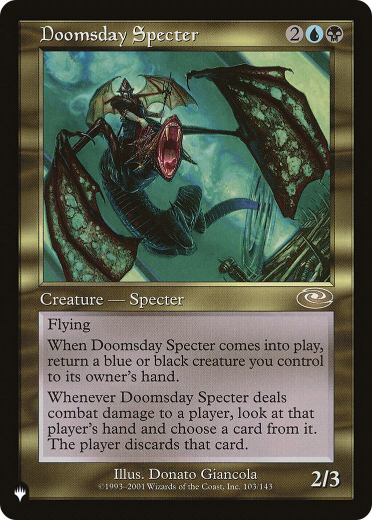 Doomsday Specter (LIST-103/143) - The List