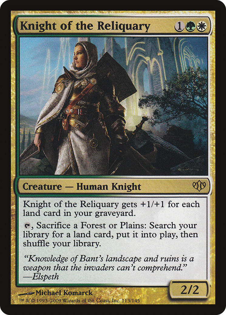 Chevalier du Reliquaire (CON-113) - Conflux Foil 