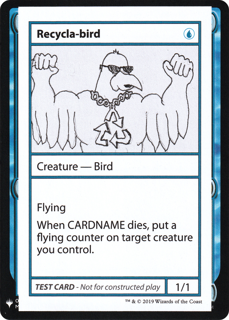 Recycla-bird (CMB1-) - Mystery Booster Playtest Cards 2019
