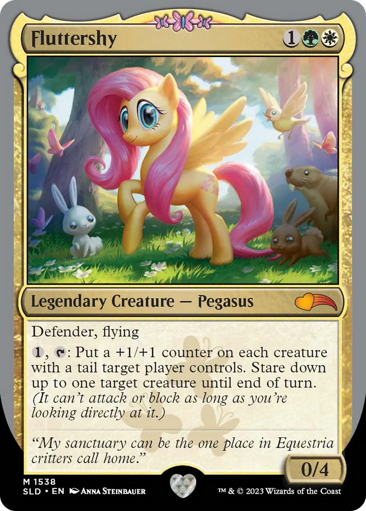Fluttershy (SLD-1538) - Secret Lair Drop Foil