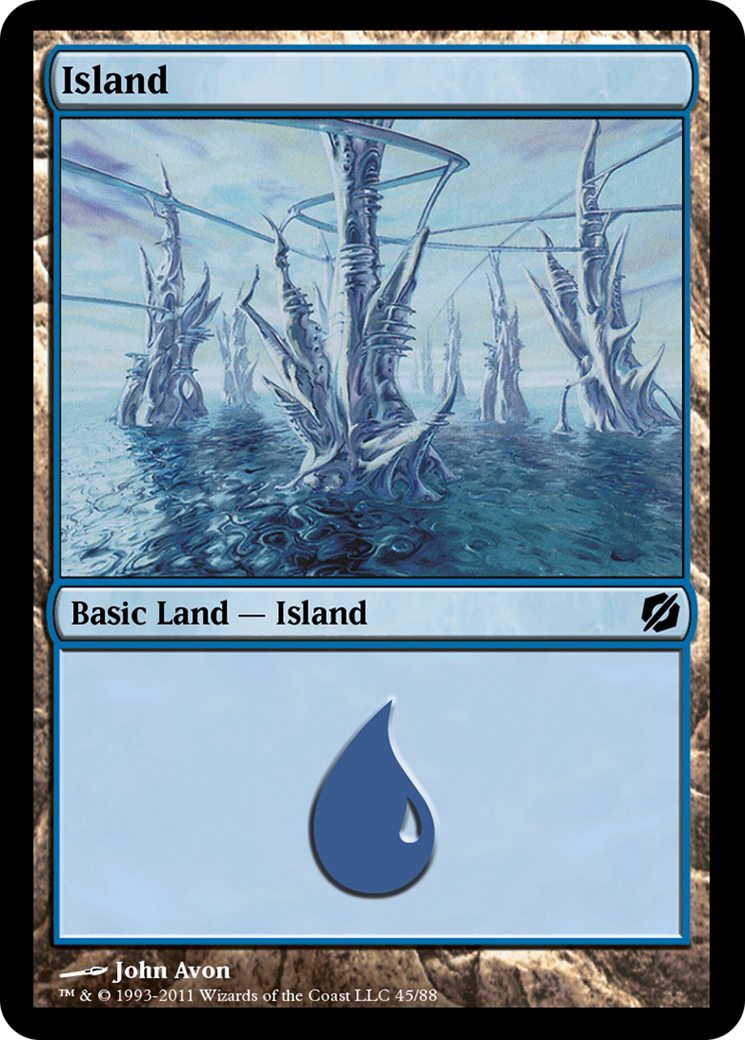 Island (TD2-045) - Duel Decks: Mirrodin Pure vs. New Phyrexia