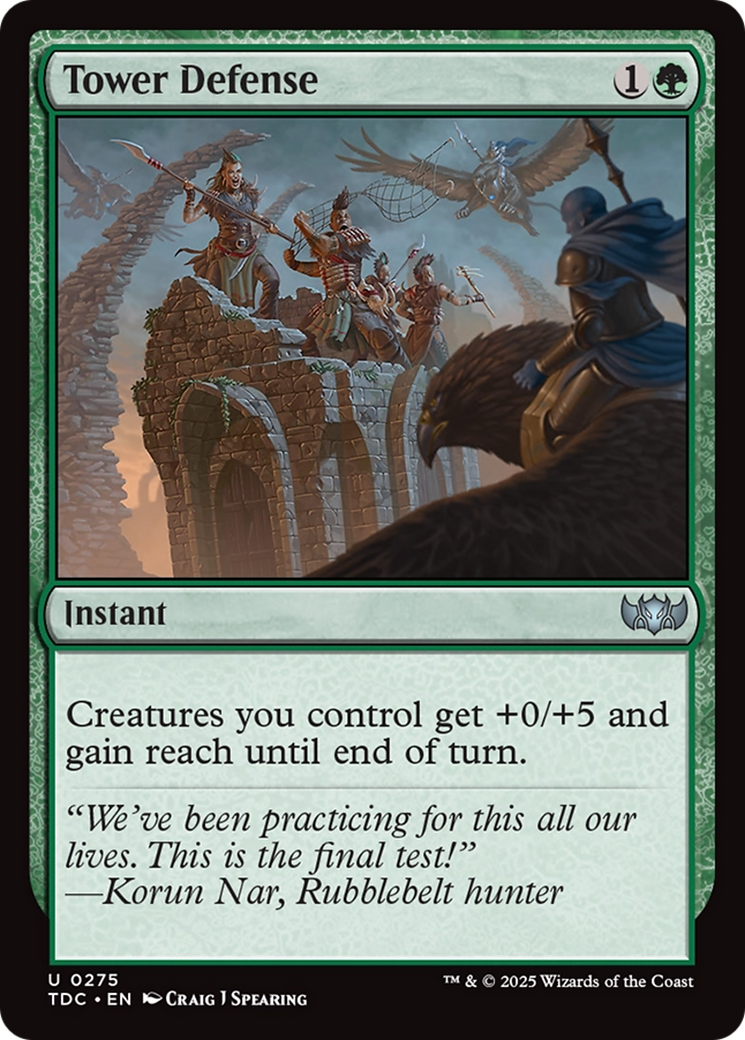 Tower Defense (TDC-275) - Commandant : Tarkir : Dragonstorm 
