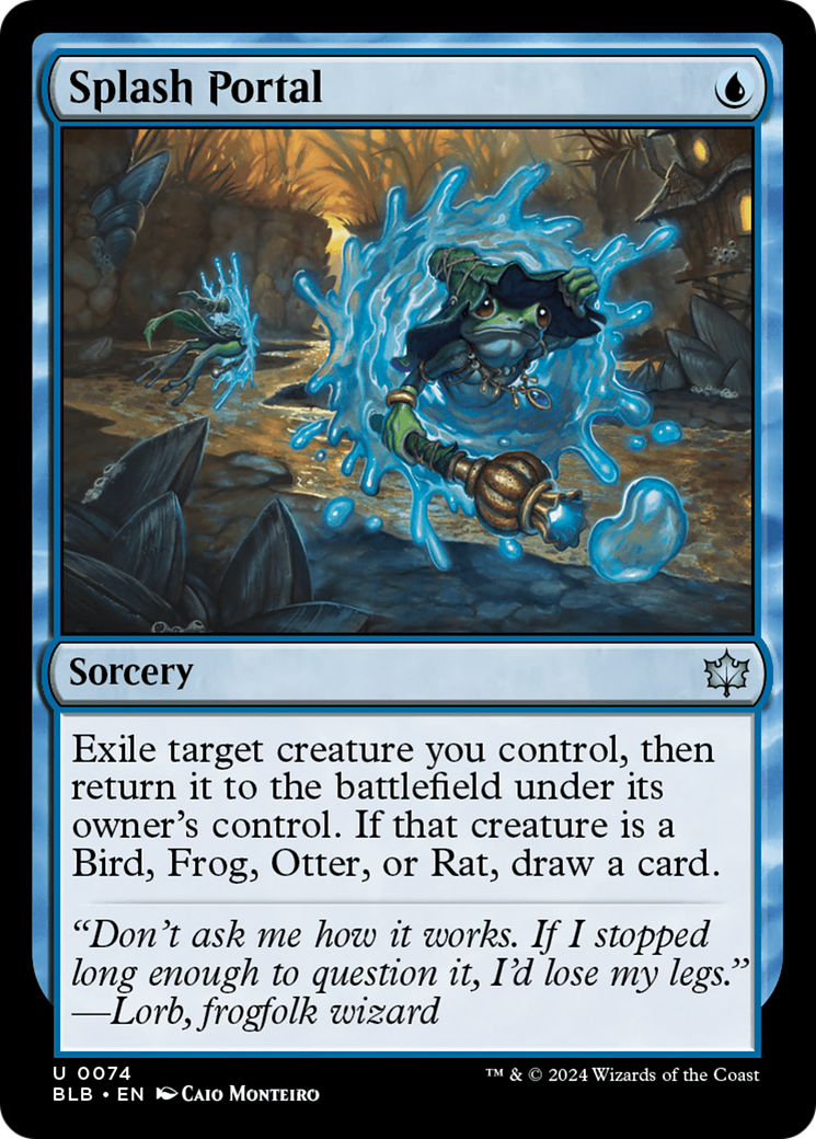 Portail Splash (BLB-074) - Bloomburrow 