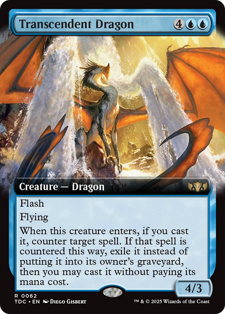 Dragon transcendant (Extended Art) (TDC-062) - Commandant : Tarkir : Tempête de dragons 
