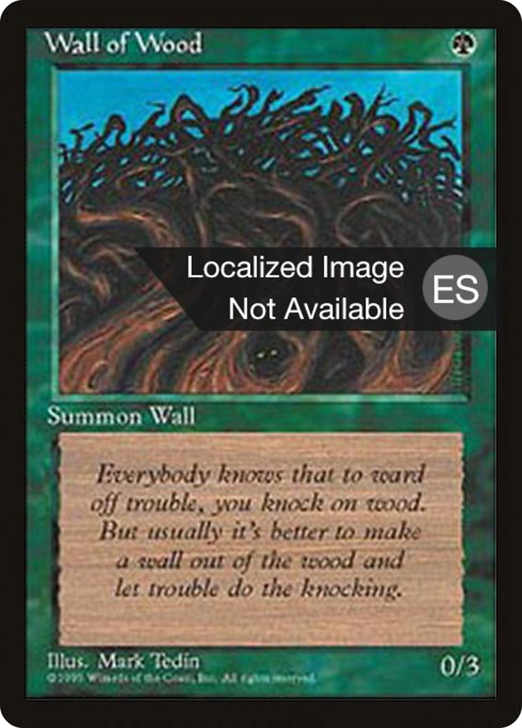 Wall of Wood (4BB-) - Fourth Edition Foreign Black Border