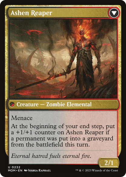 Invasion d'Azgol // Ashen Reaper (MOM-232) - March of the Machine Foil 