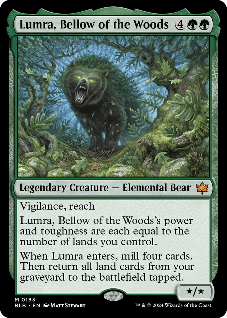 Lumra, le soufflet des bois (BLB-183) - Bloomburrow Foil 