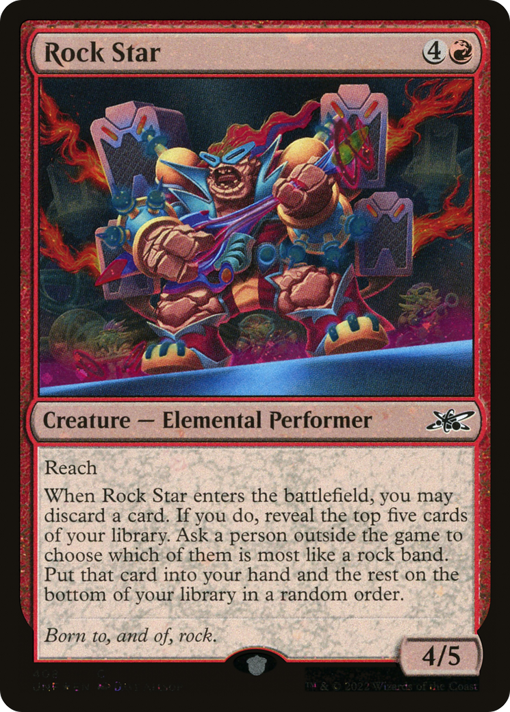 Rock Star (UNF-408) - Feuille Unfinity