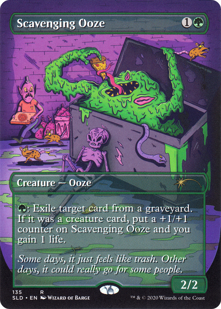 Scavenging Ooze (SLD-135) - Secret Lair Drop (Borderless)