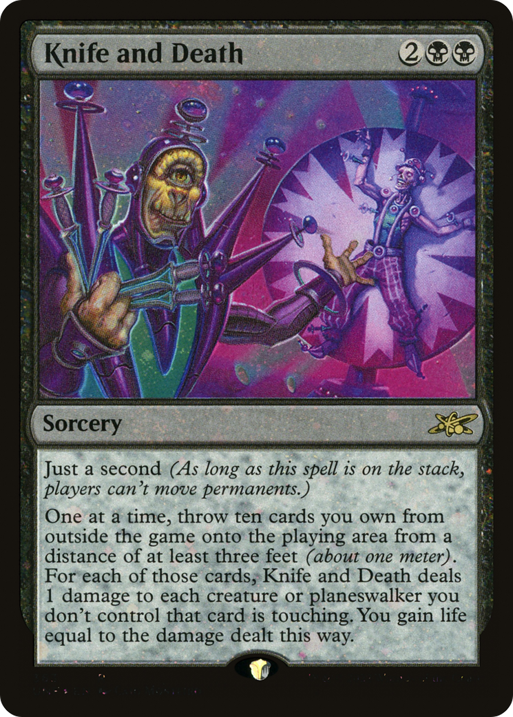 Couteau et Mort (UNF-363) - Unfinity Foil 