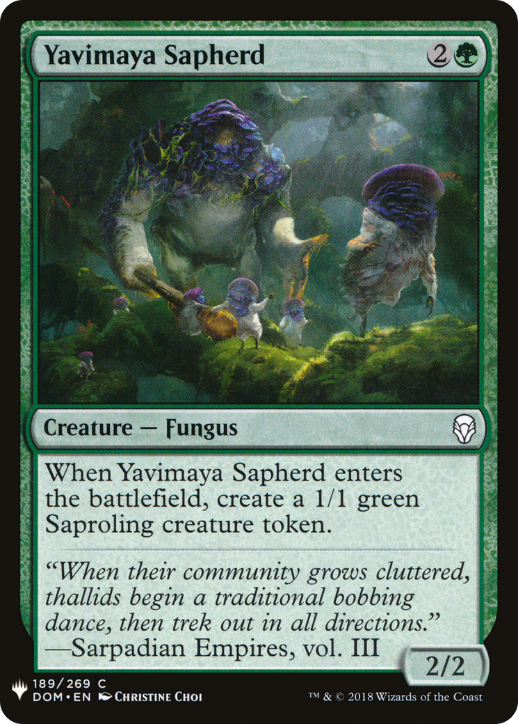 Yavimaya Sapherd (LIST-DOM-189) - The List