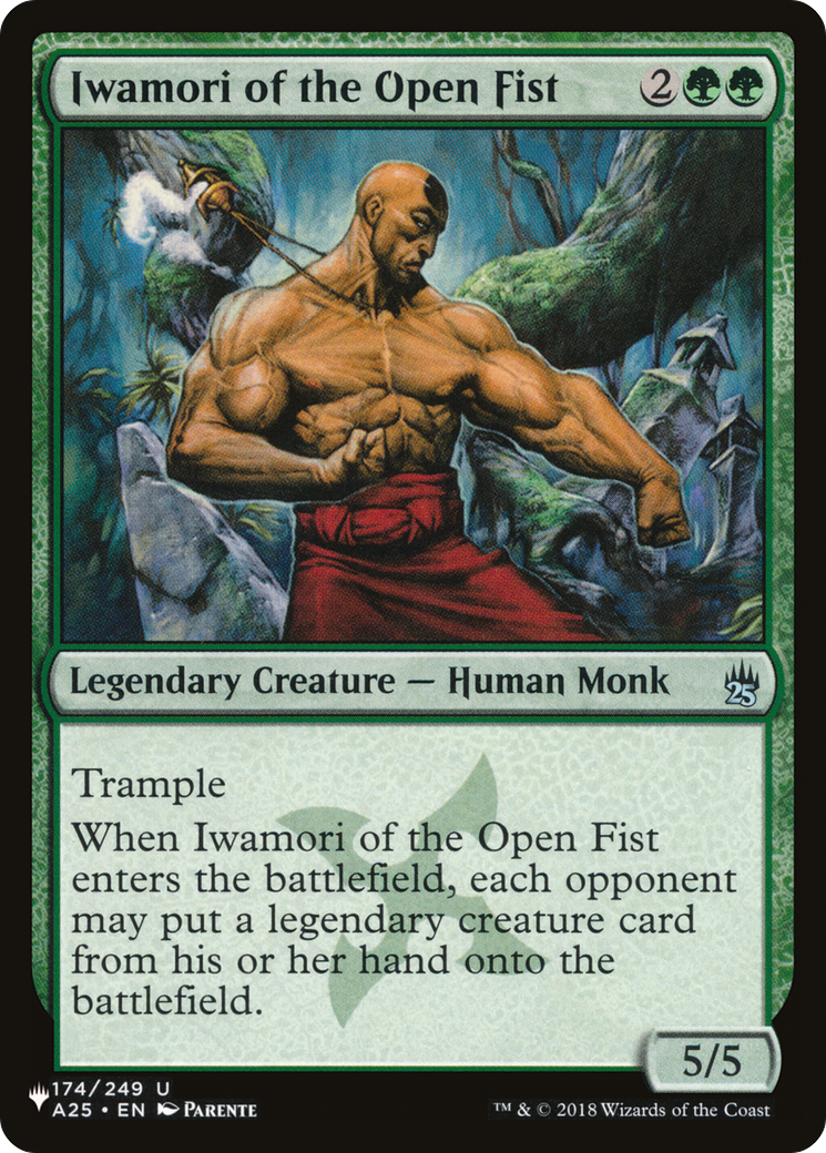 Iwamori of the Open Fist (LIST-A25-174) - The List