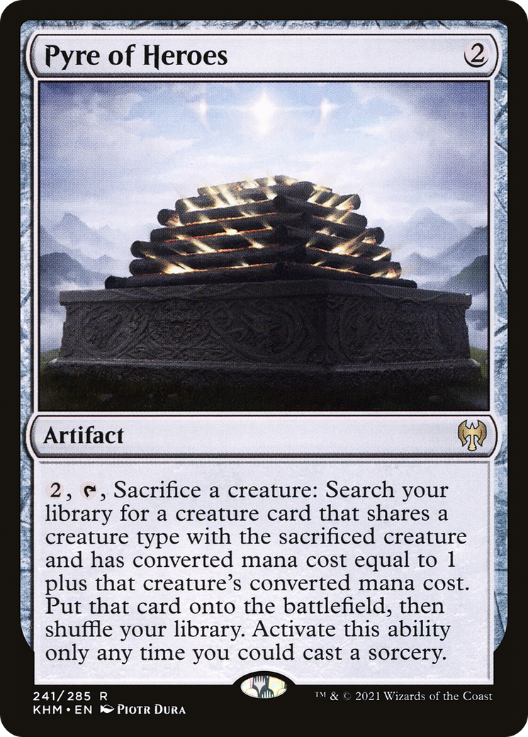Bûcher des héros (KHM-241) - Kaldheim Foil