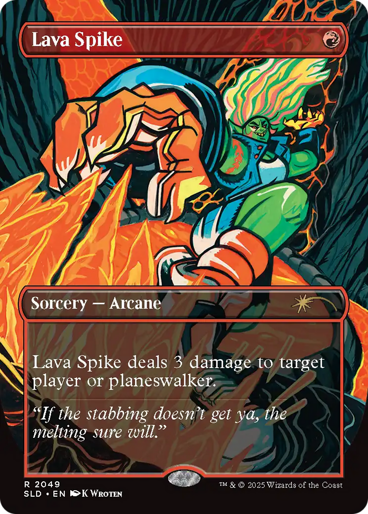 Lava Spike (SLD-2049) - Secret Lair Drop Foil