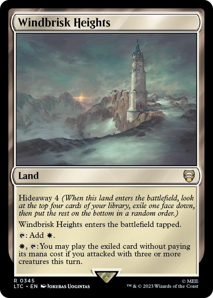 Windbrisk Heights (LTC-345) - Tales of Middle-earth Commander