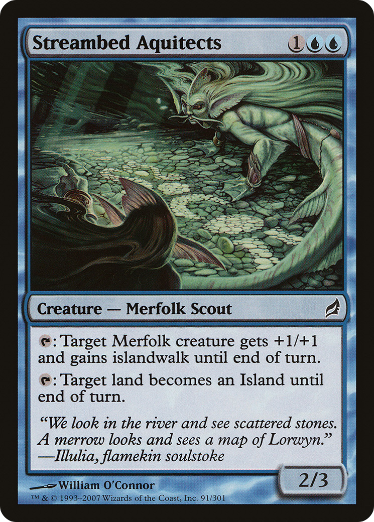 Aquitectes du lit du cours d'eau (LRW-091) - Lorwyn Foil