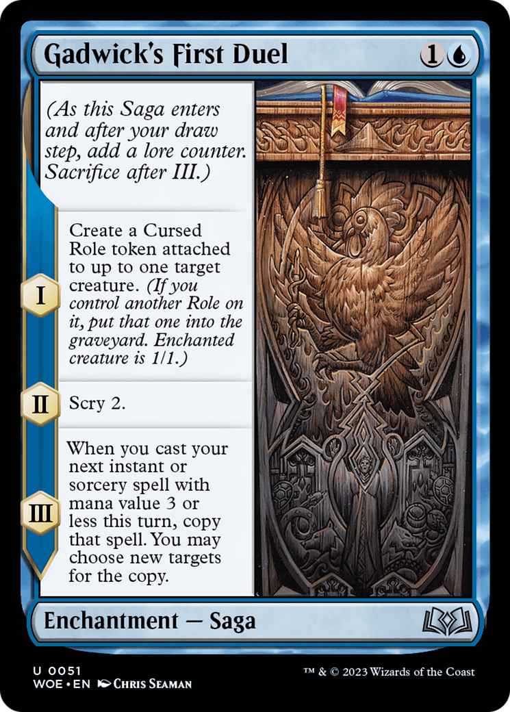 Gadwick's First Duel (WOE-051) - Wilds of Eldraine Foil