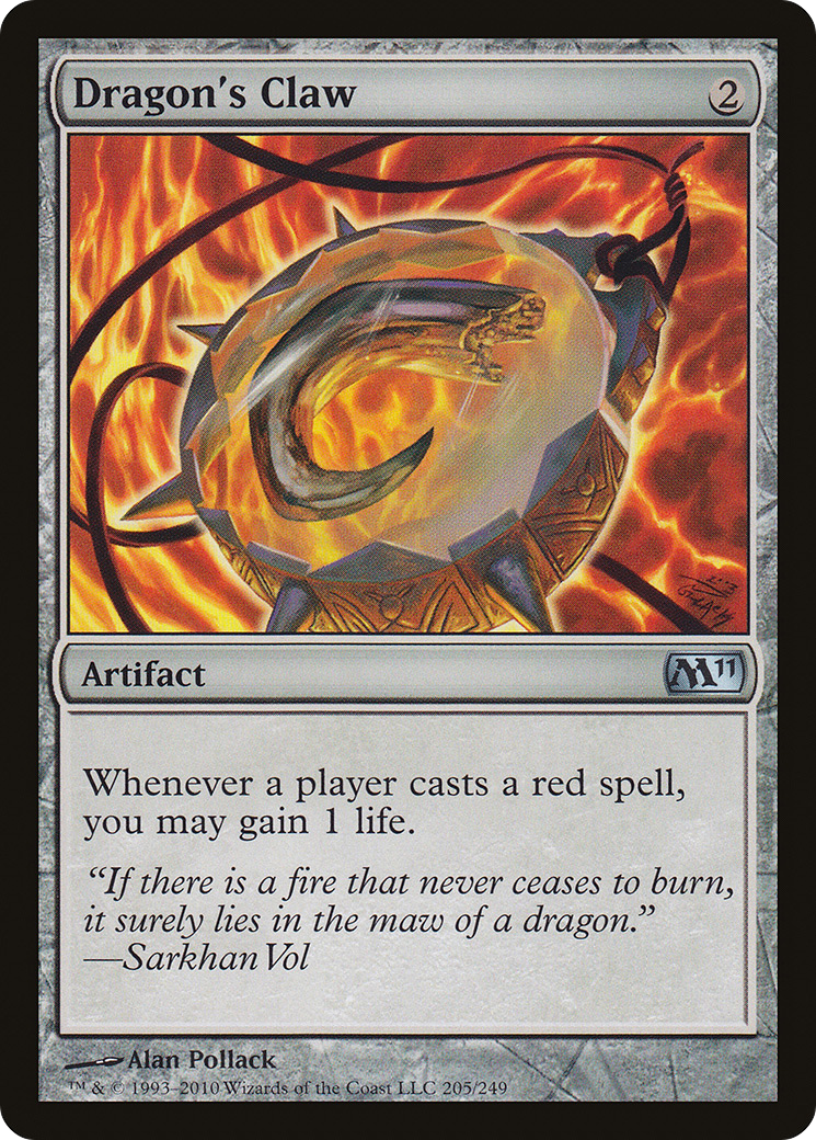 Dragon's Claw (M11-205) - Magic 2011 Foil