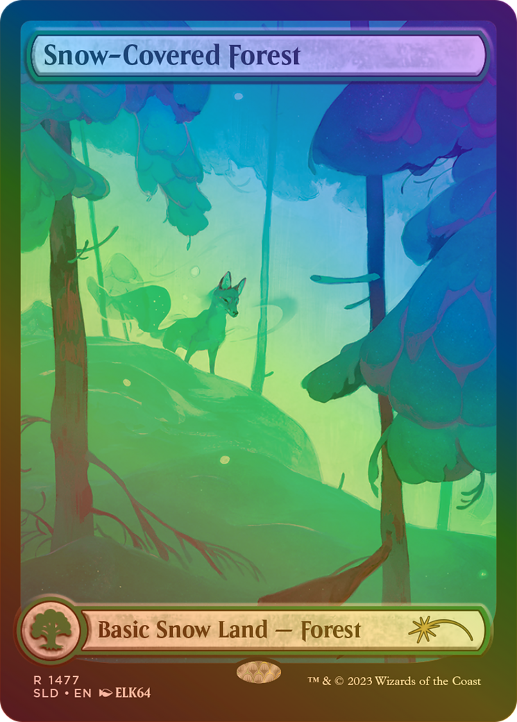 Forêt enneigée (SLD-1477★) - Secret Lair Drop : (Full Art) Foil 