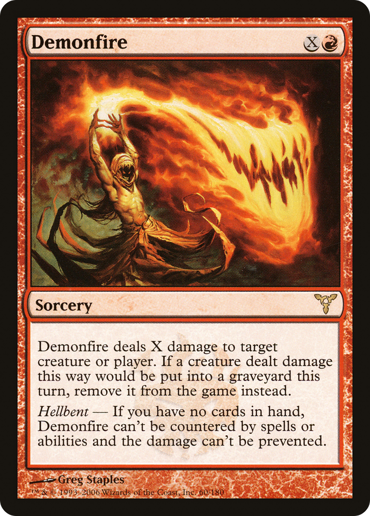 Feu Démoniaque (DIS-060) - Dissension Foil 