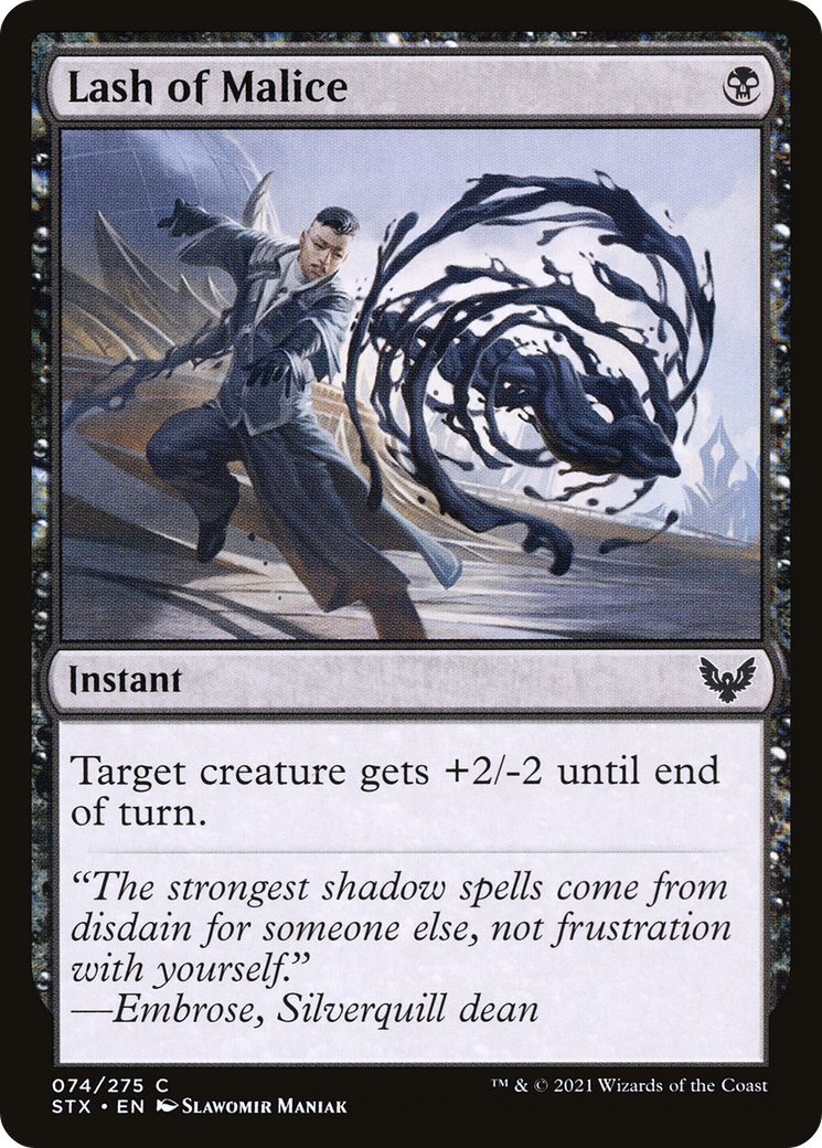 Lash of Malice (STX-074) - Strixhaven: School of Mages Foil