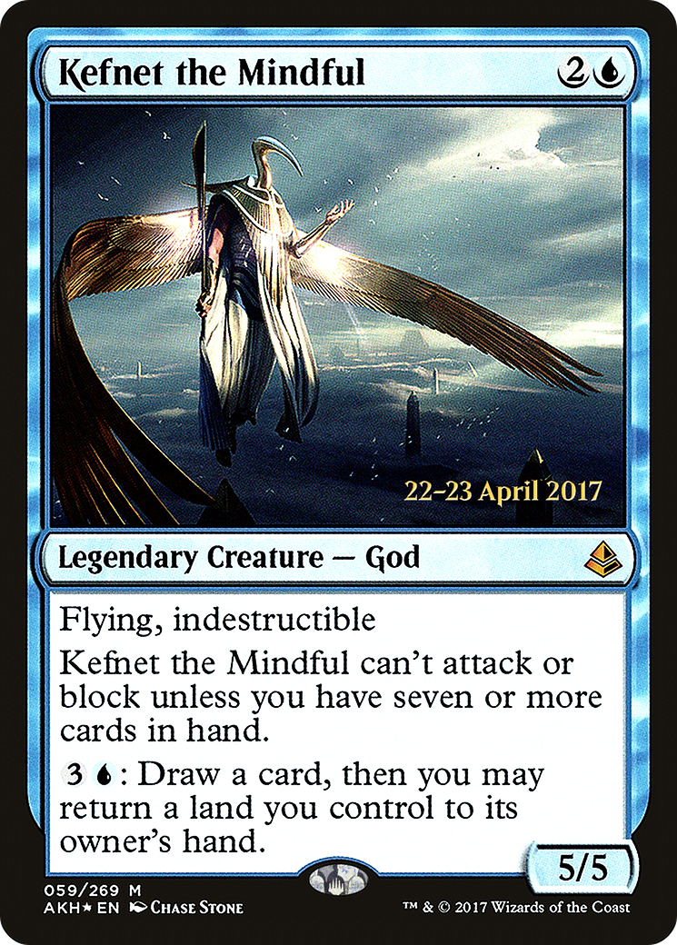 Kefnet the Mindful (PRE-59S) - Amonkhet Promos Foil