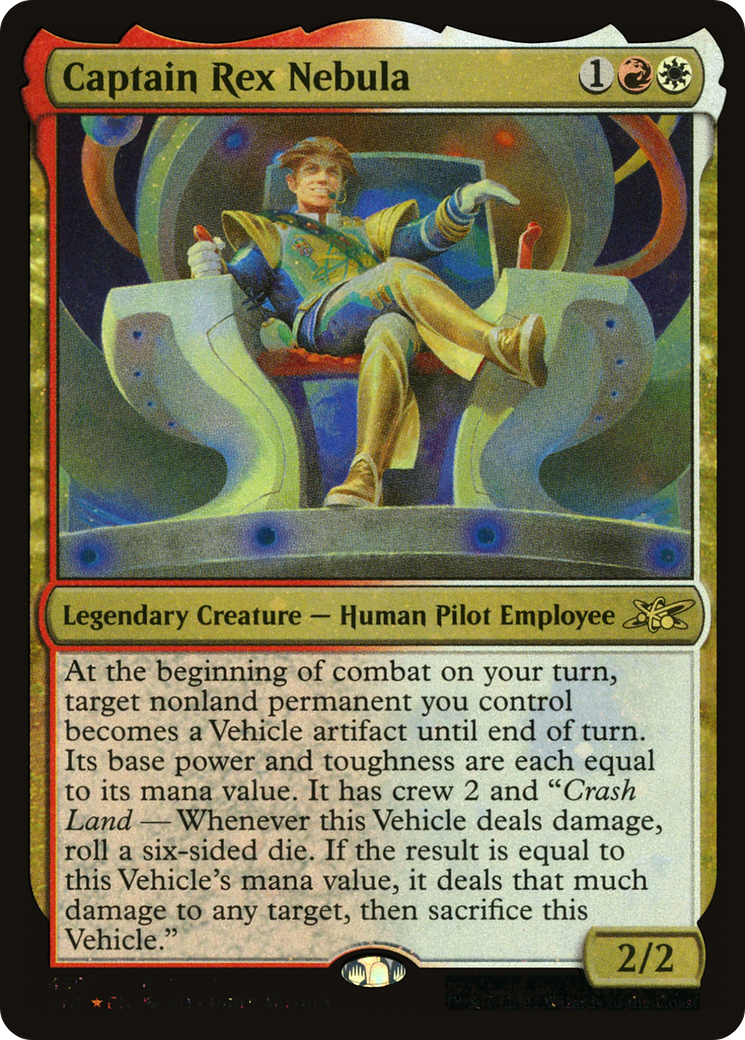 Capitaine Rex Nebula (UNF-450) - Unfinity Foil 