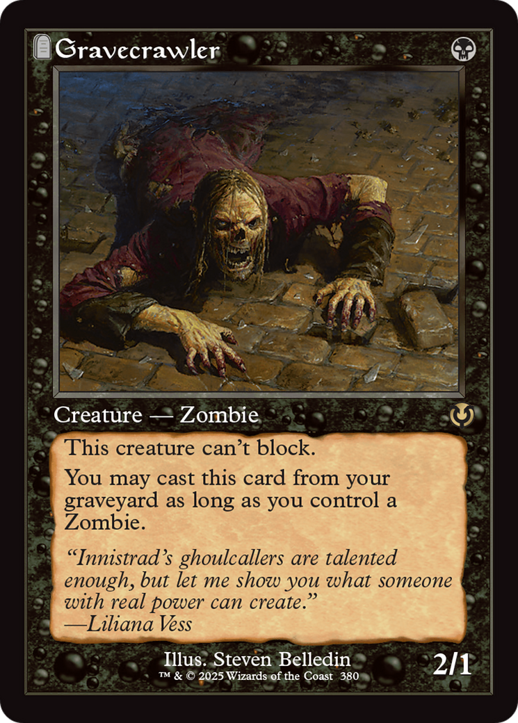 Gravecrawler (cadre rétro) (INR-380) - Innistrad Remastered Foil 