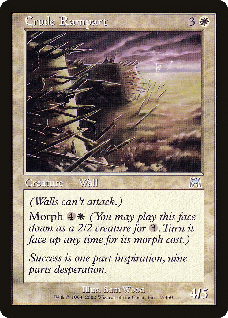 Rempart brut (ONS-017) - Onslaught Foil 