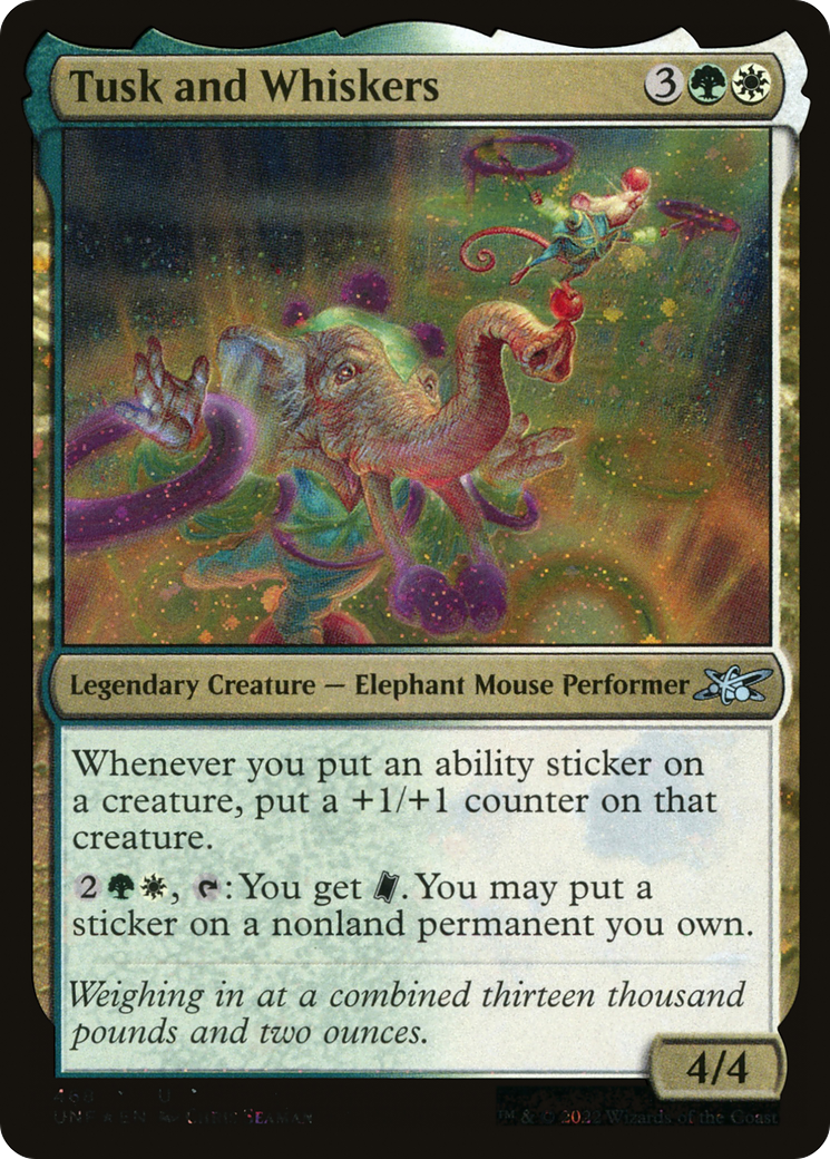 Défense et moustaches (UNF-468) - Unfinity Foil