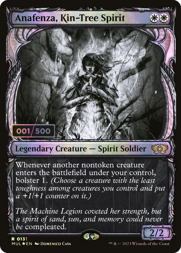 Anafenza, Kin-Tree Spirit (Serial Numbered) (MUL-131) - Multiverse Legends: (Showcase) Foil