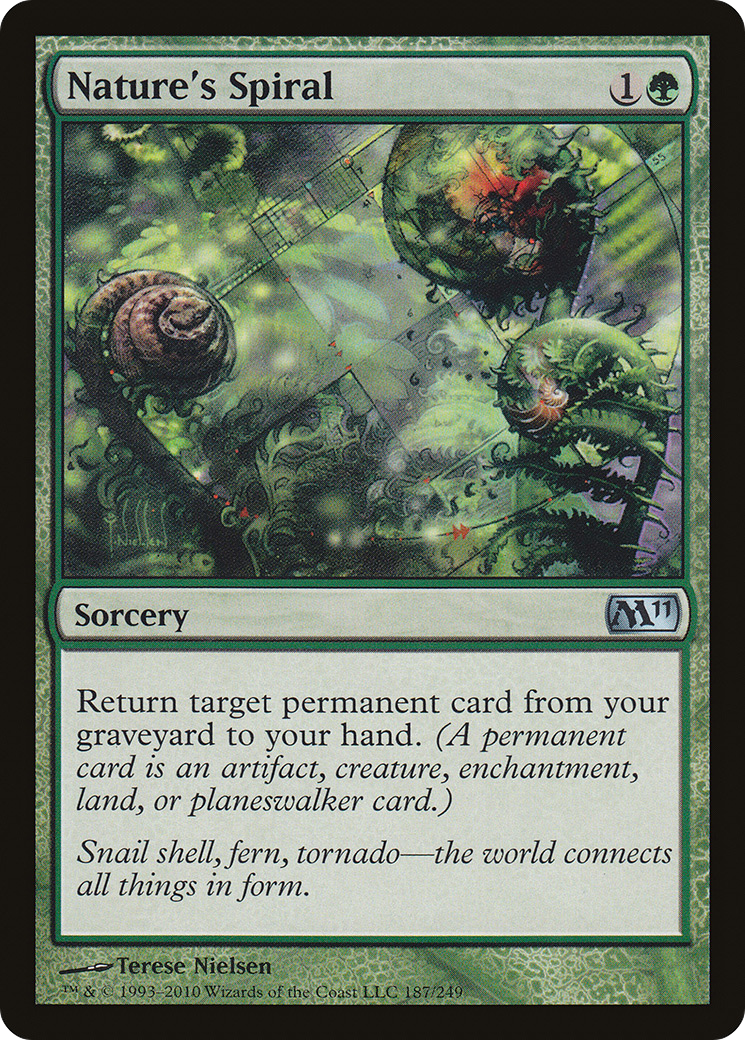Nature's Spiral (M11-187) - Magic 2011 Foil