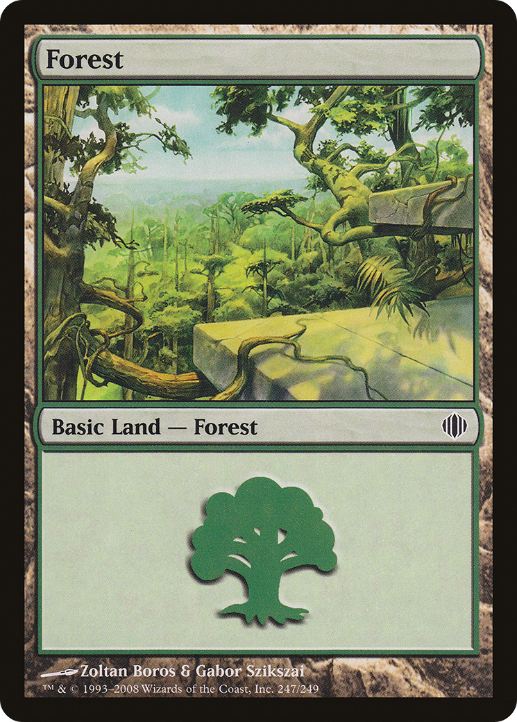 Forest (ALA-247) - Shards of Alara Foil