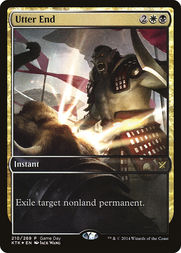 Utter End (PKTK-210) - Les Khans de Tarkir Promos Foil 