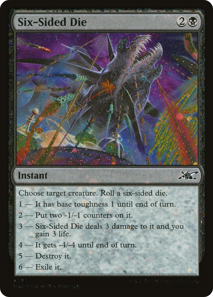 Dé à six faces (UNF-378) - Unfinity Foil
